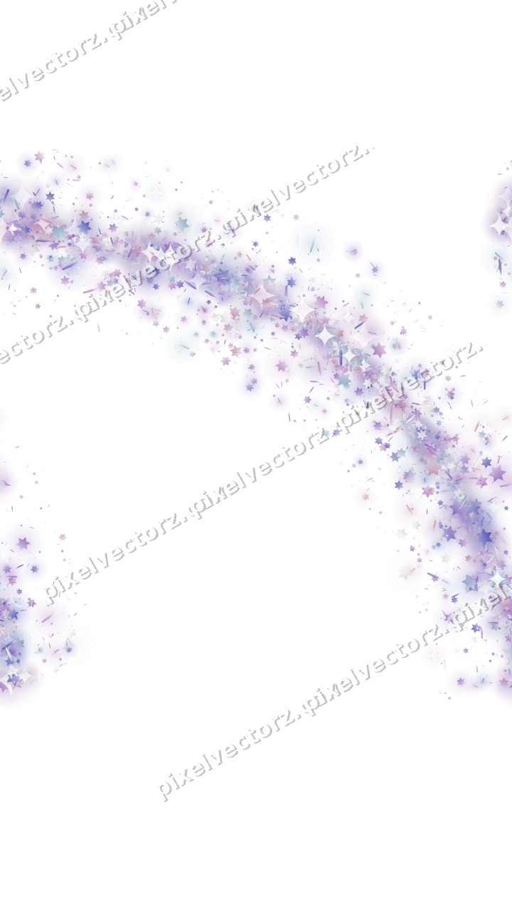 Nahtloser Glitzerbogen in Violett und Blau auf transparentem Grund
