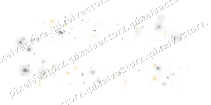 Nahtloser Glitzerrahmen aus Schneeflocken auf transparentem Grund