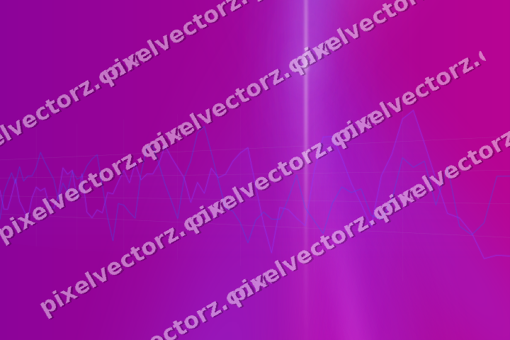 Leuchtender Neon Diagramm Hintergrund in Violett und Blau