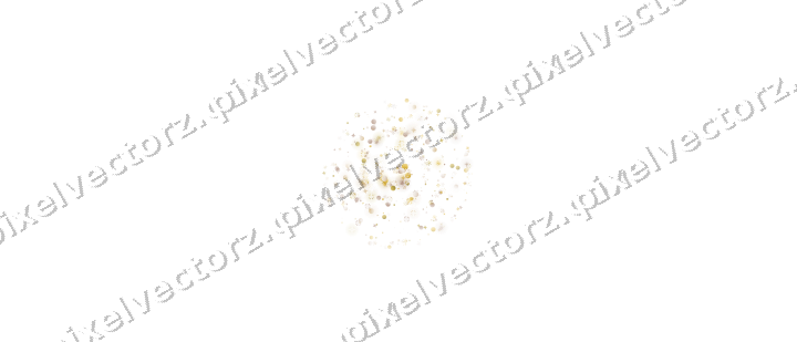 Nahtlose Glitzerspirale in Bernstein auf transparentem Grund