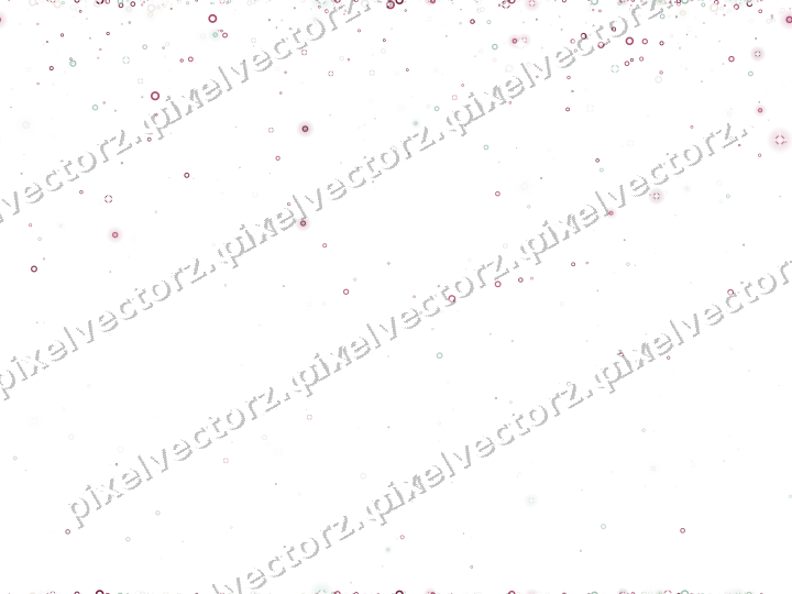 Nahtloser Glitzerregen aus Ringen auf transparentem Grund