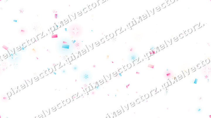 Nahtloses Glitzerband in Rosa und Türkis auf transparentem Grund