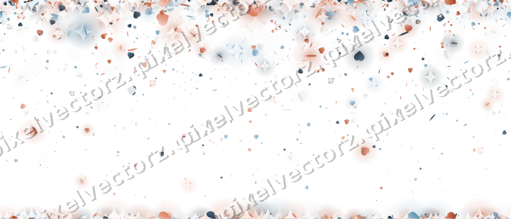 Nahtloser Glitzerregen in Orange und Türkis auf transparentem Grund