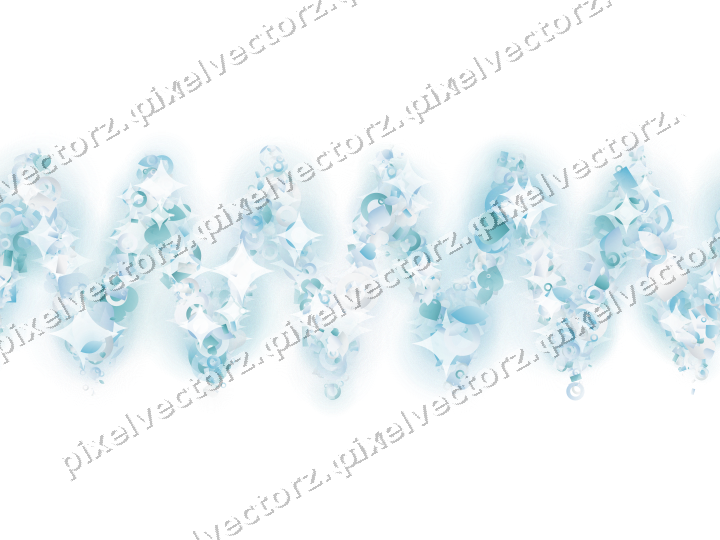 Nahtlose Glitzerwelle aus Herzen und Tropfen auf transparentem Grund