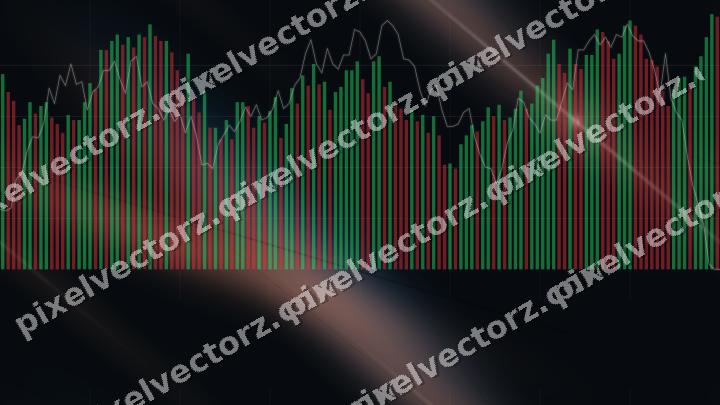 Nahtloser Neon Diagramm Hintergrund in Orange und Türkis
