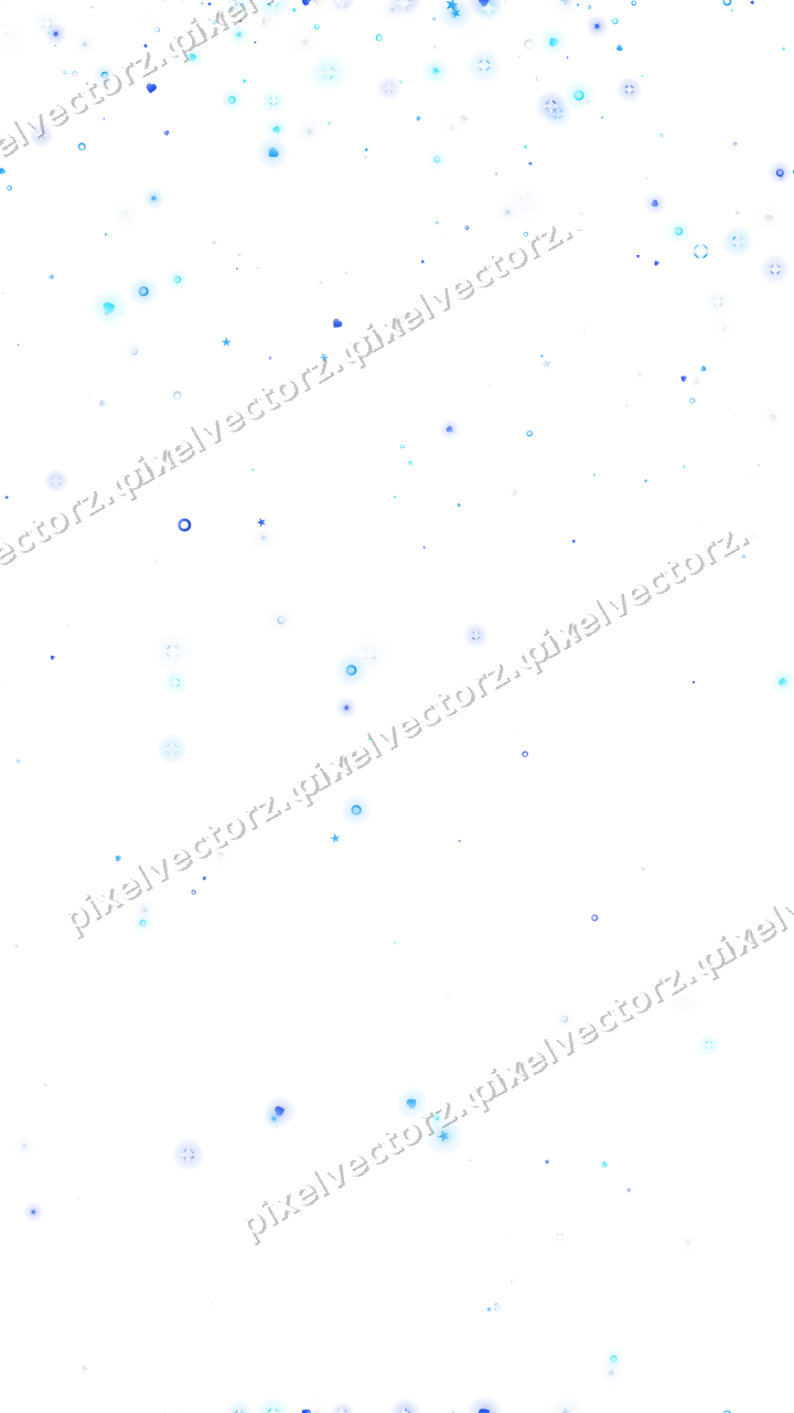 Nahtloser Glitzerregen aus Sternen und Herzen auf transparentem Grund