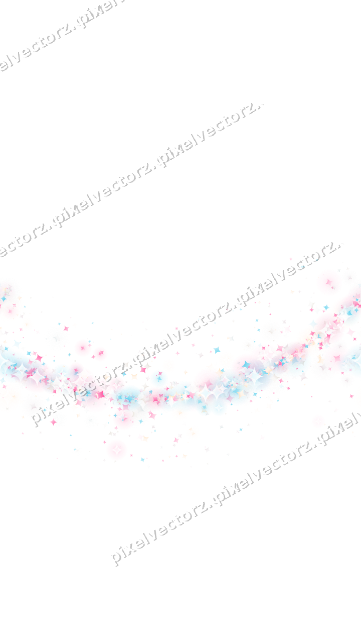 Nahtloser Glitzerbogen aus Funken in Rosa auf transparentem Grund