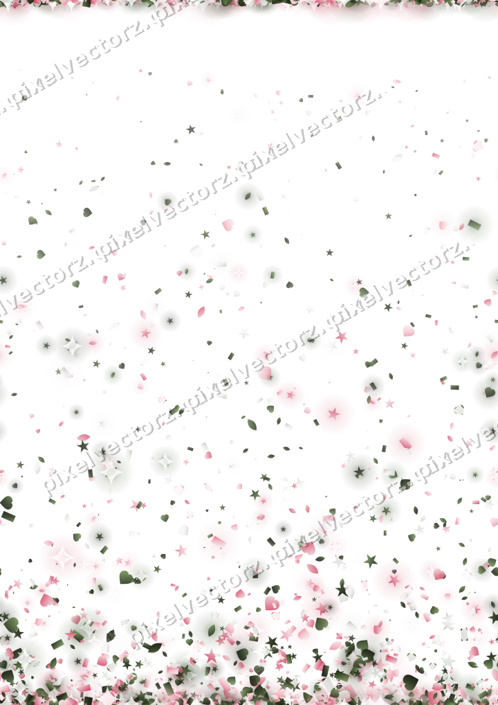 Nahtloser Glitzeraufstieg in Rosa auf transparentem Grund