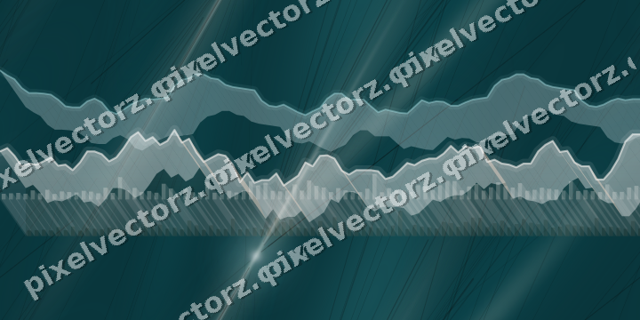 Nahtloser Neon Diagramm Hintergrund in Dunkelpetrol und Orange
