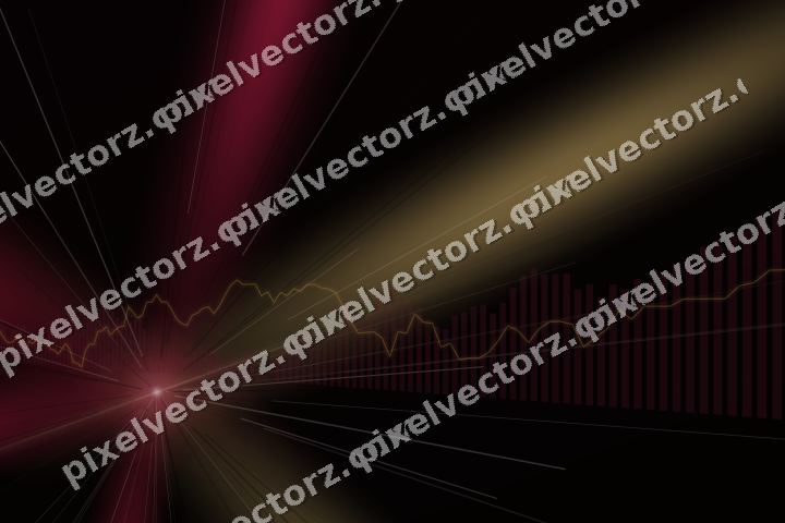 Leuchtender Neon Diagramm Hintergrund in Rosa und Bernstein