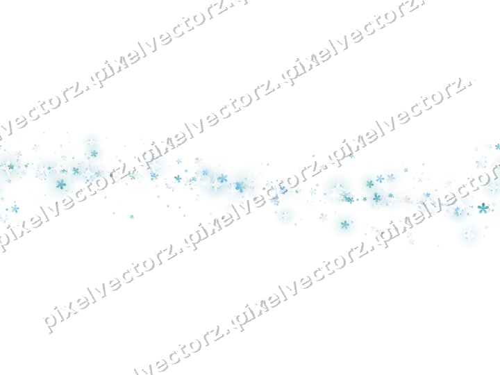 Nahtloses Glitzerband aus Blüten in Türkis auf transparentem Grund