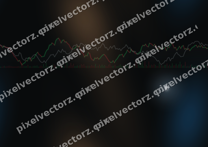 Nahtloser Neon Diagramm Hintergrund in Blau und Orange