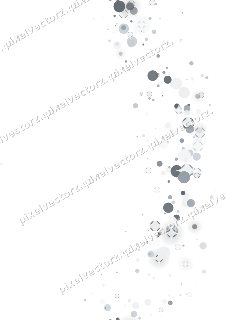 Nahtloser Glitzerbogen aus Punkten auf transparentem Grund