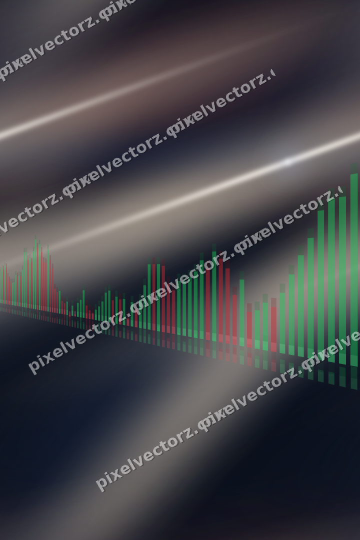 Nahtloser Neon Diagramm Hintergrund in Dunkelblau und Rot
