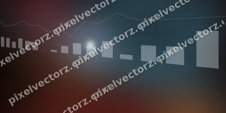 Leuchtender Neon Diagramm Hintergrund in Blau und Rot