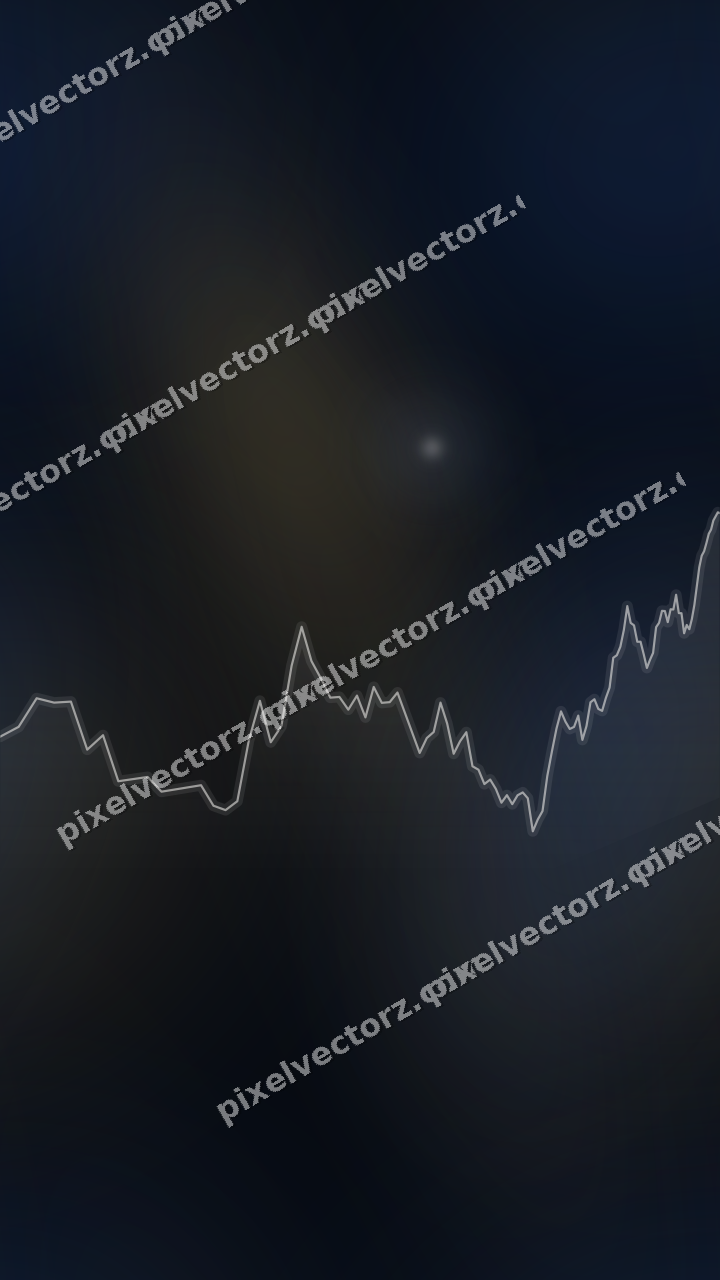 Nahtloser Neon Diagramm Hintergrund in Blau und Bernstein