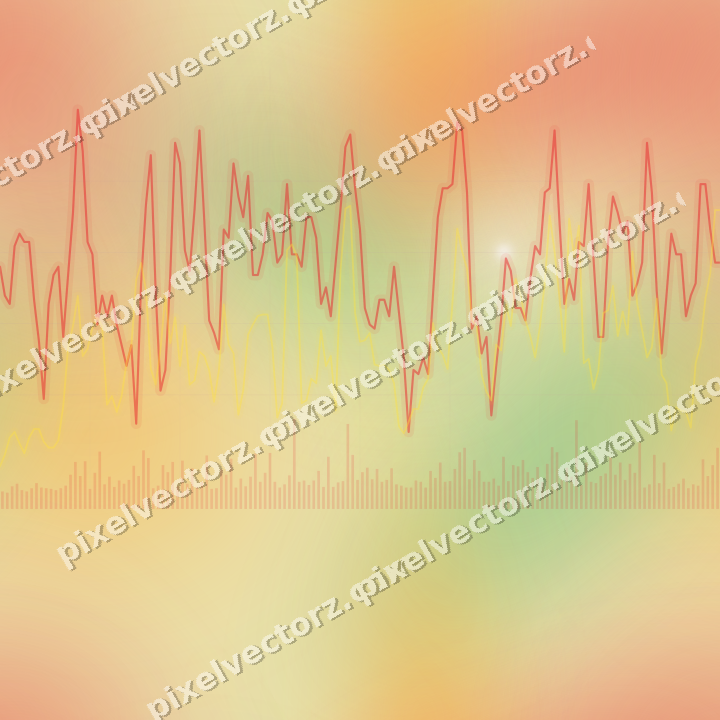 Nahtloser Pastell Diagramm Hintergrund in Rot und Orange