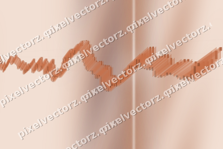 Nahtloser Pastell Diagramm Hintergrund in Orange und Blau