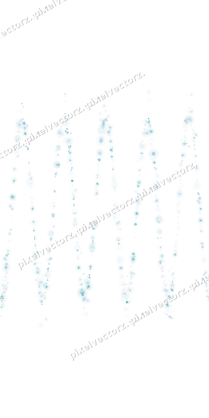 Nahtlose Glitzerwelle aus Herzen und Blüten auf transparentem Grund