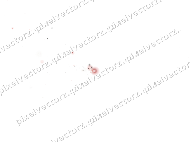 Nahtloser Glitzerfächer aus Sternen in Rot auf transparentem Grund