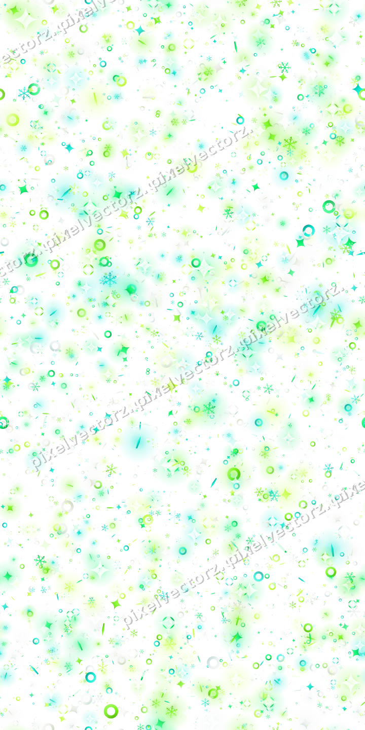 Nahtlose Glitzerstreuung in Grün und Limette auf transparentem Grund