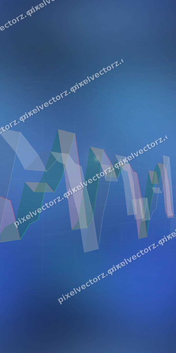 Nahtloser Neon Diagramm Hintergrund in Türkis und Blau