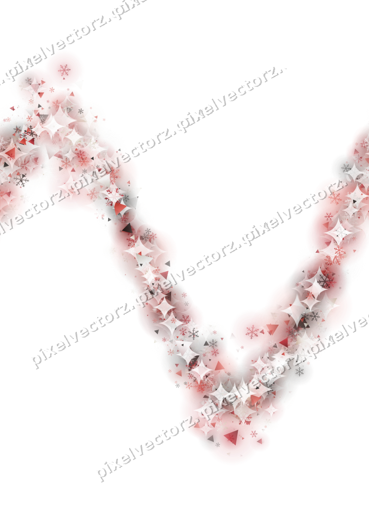 Nahtlose Glitzerwelle in Rot auf transparentem Grund