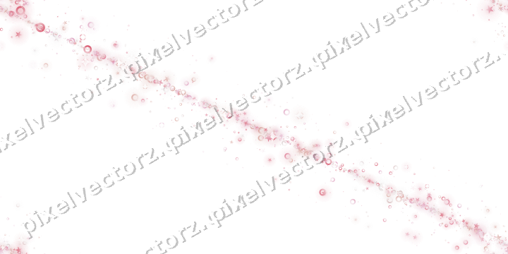 Nahtloses Glitzerband aus Sternen und Ringen auf transparentem Grund