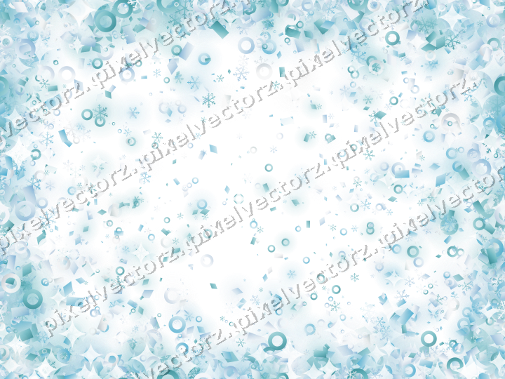 Nahtlose Glitzervignette in Türkis auf transparentem Grund