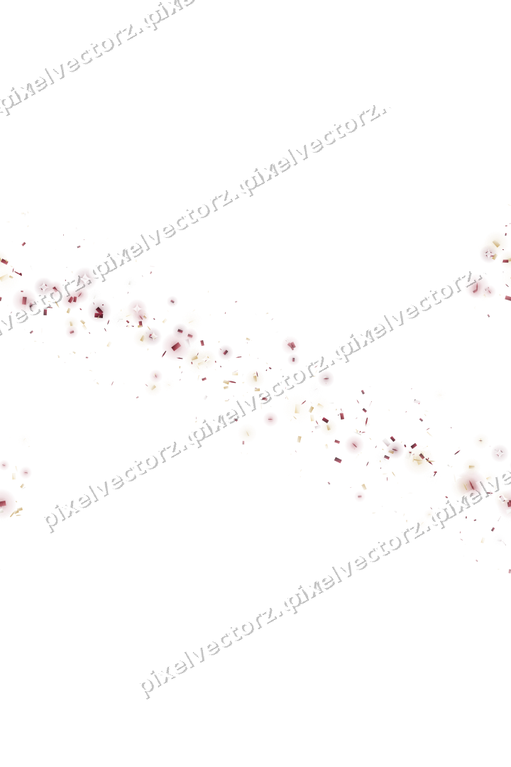 Nahtloses Glitzerband in Dunkelrosa und Rot auf transparentem Grund