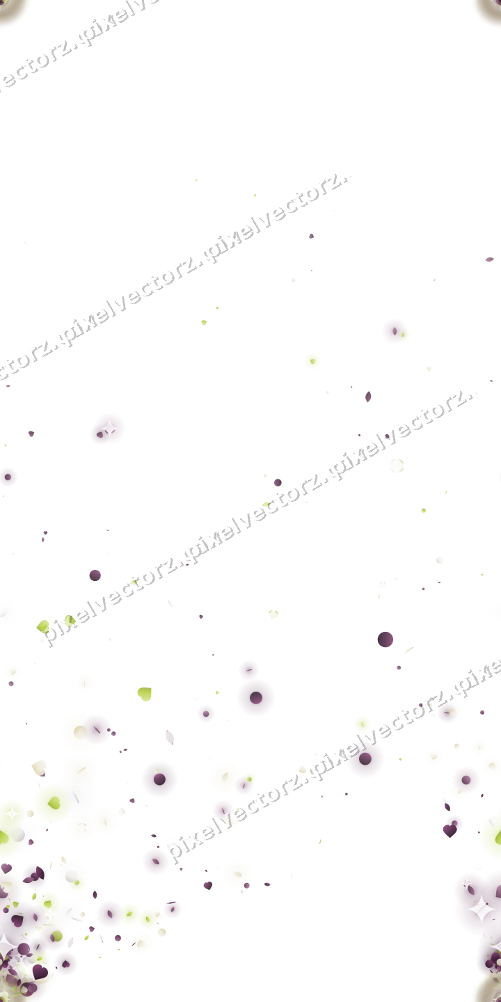 Nahtloser Glitzerfächer aus Herzen und Tropfen auf transparentem Grund