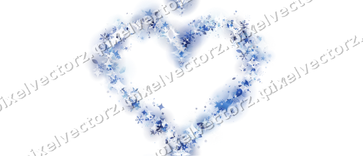 Nahtloses Glitzerherz aus Sternen und Funken auf transparentem Grund