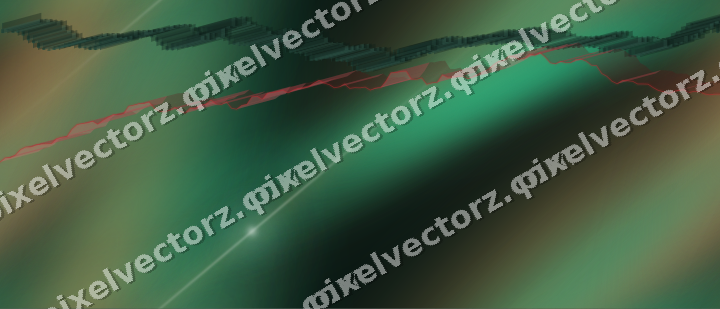 Nahtloser Neon Diagramm Hintergrund in Grün und Rot