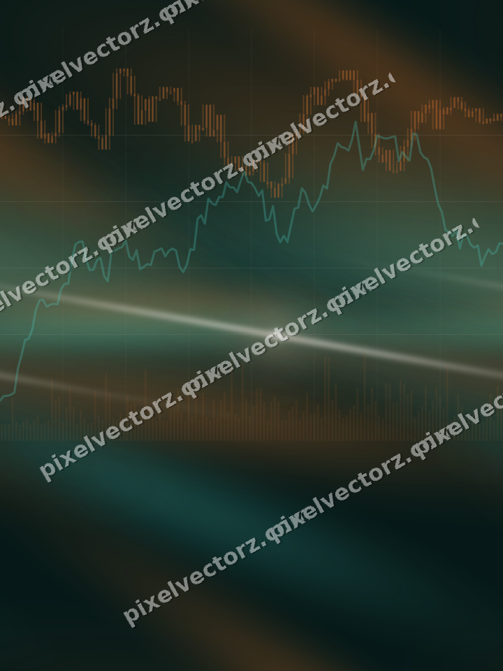 Nahtloser Neon Diagramm Hintergrund in Orange und Petrol