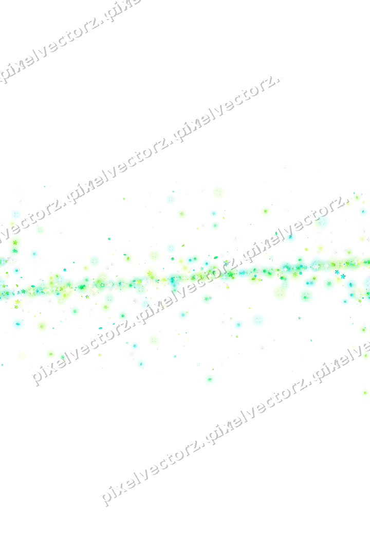Nahtloses Glitzerband in Grün und Limette auf transparentem Grund