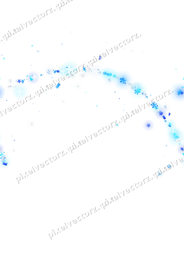 Nahtloser Glitzerbogen aus Blüten und Rauten auf transparentem Grund