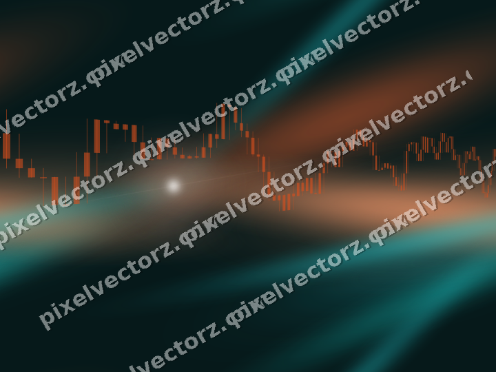 Nahtloser Neon Diagramm Hintergrund in Orange und Petrol