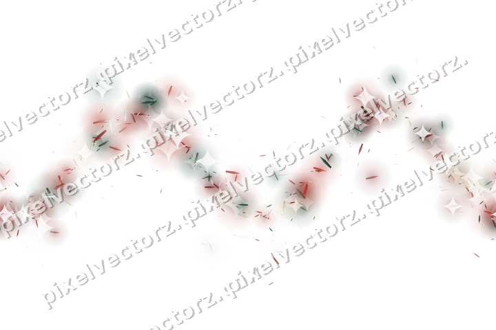 Nahtlose Glitzerwelle aus Splittern auf transparentem Grund