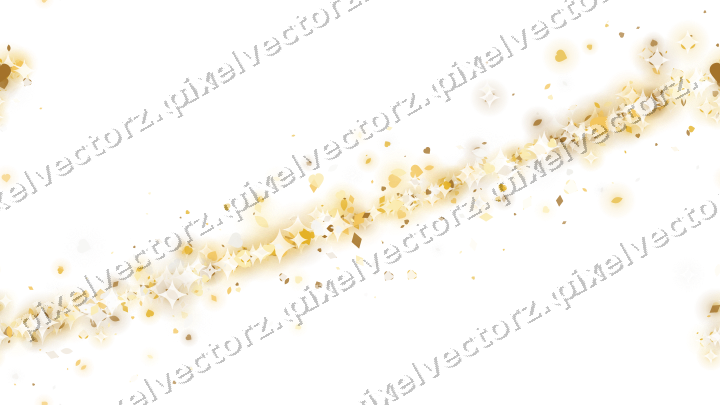 Nahtloser Glitzerbogen aus Herzen und Tropfen auf transparentem Grund