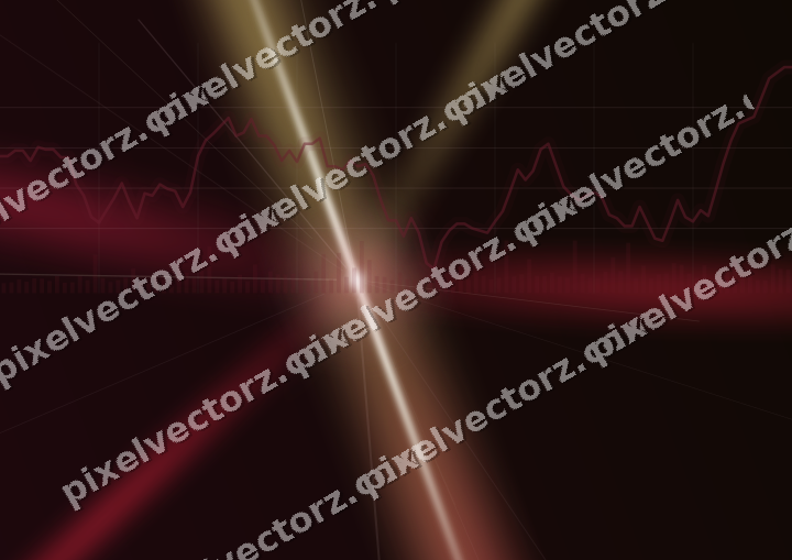 Leuchtender Neon Diagramm Hintergrund in Rosa und Rot