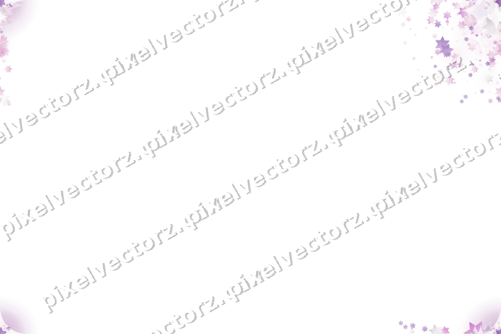 Nahtloser Glitzerfächer aus Sternen in Magenta auf transparentem Grund
