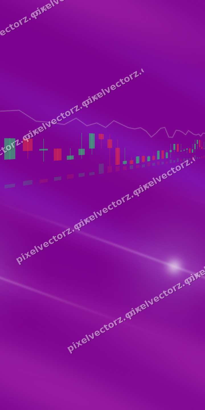 Nahtloser Neon Diagramm Hintergrund in Violett und Blau