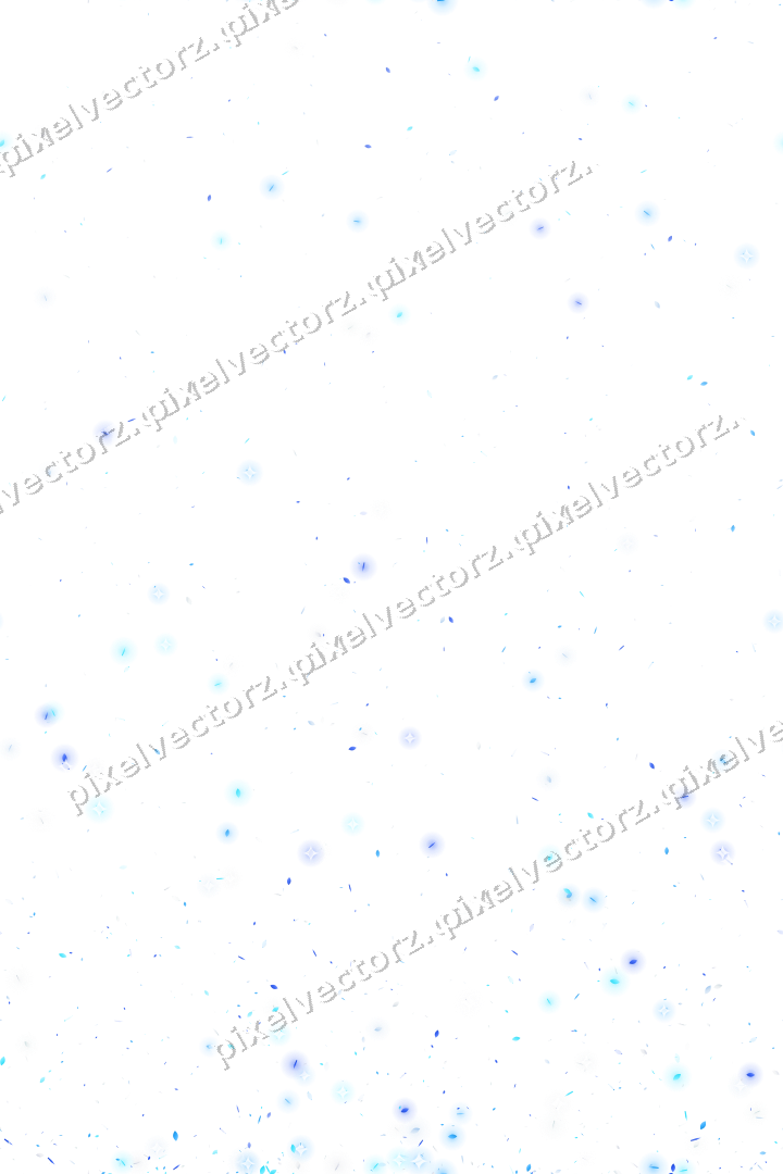 Nahtloser Glitzeraufstieg in Türkis und Blau auf transparentem Grund