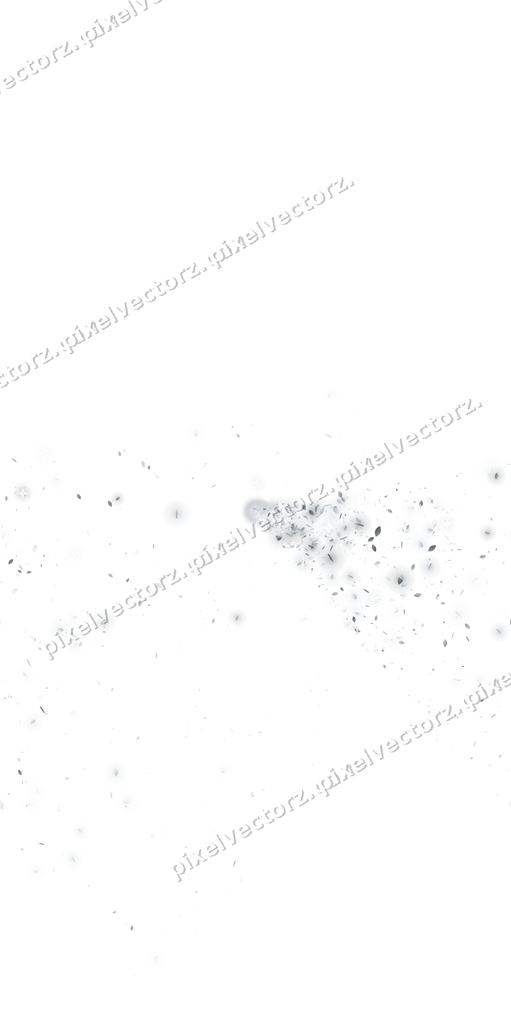 Nahtloser Glitzerfächer in Blassblau auf transparentem Grund