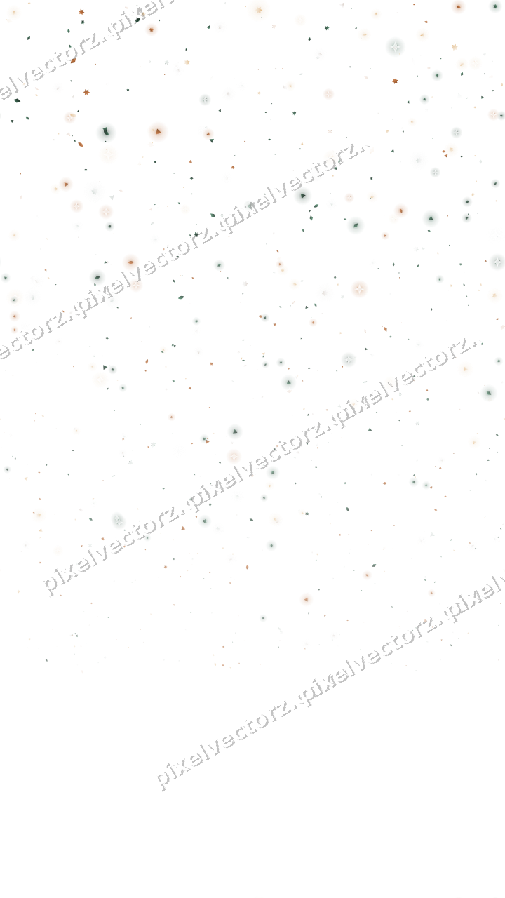 Nahtloser Glitzerregen aus Sternen und Tropfen auf transparentem Grund