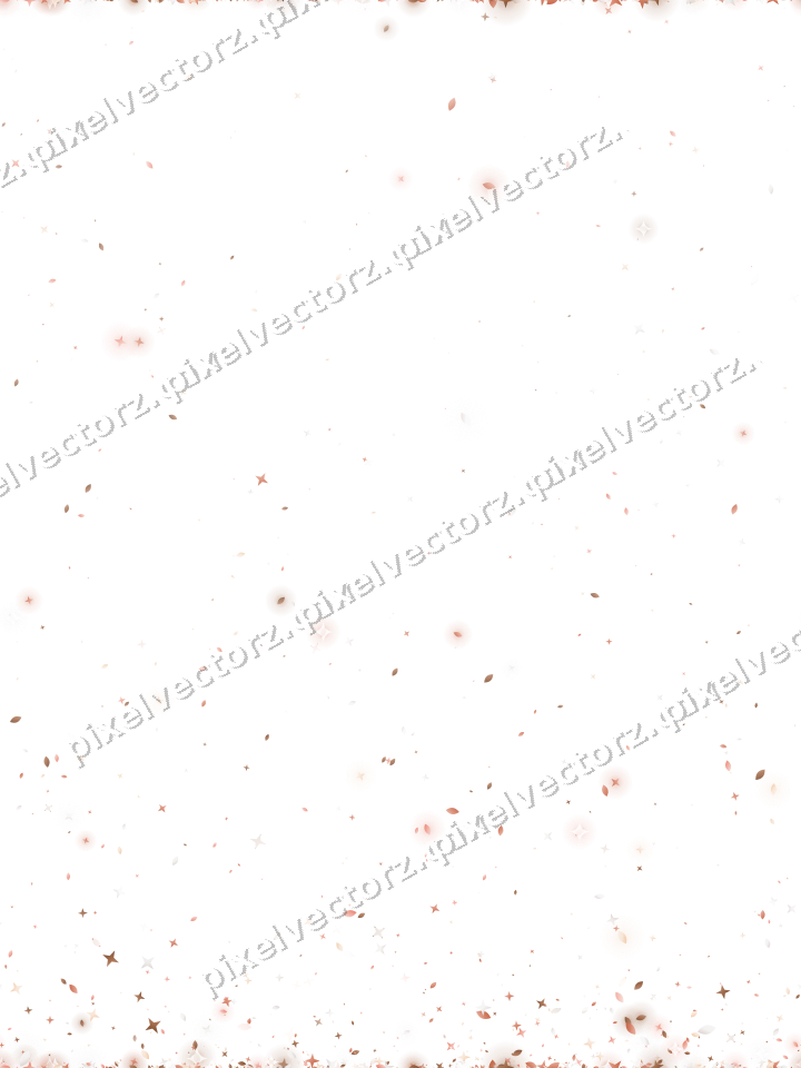 Nahtloser Glitzeraufstieg in Orange und Rot auf transparentem Grund