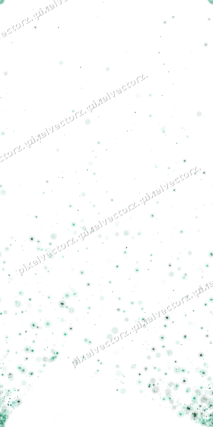 Nahtloser Glitzerfächer auf transparentem Grund