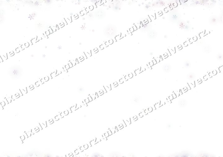 Nahtloser Glitzerregen aus Schneeflocken auf transparentem Grund