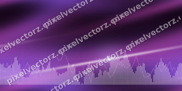 Nahtloser Neon Diagramm Hintergrund in Violett und Blau