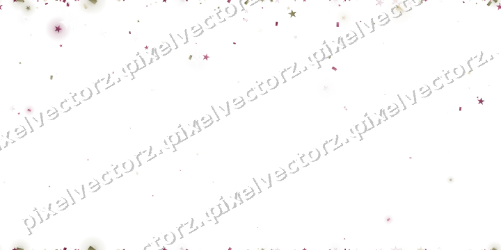 Nahtloser Glitzerregen in Dunkelrosa und Gelb auf transparentem Grund